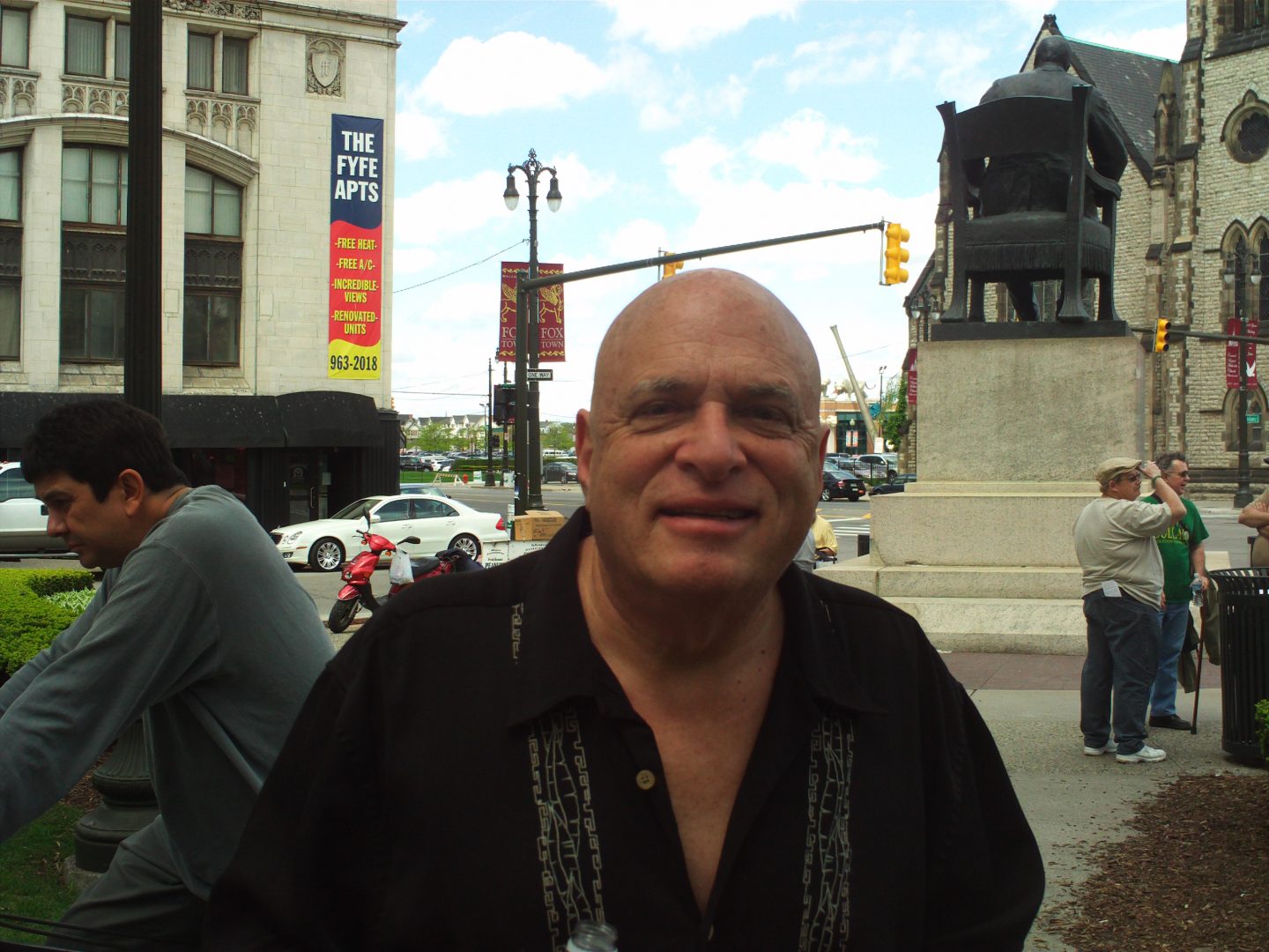 Marvin Surowitz at the 2010 Detroit Liberation Day. May 1. Photo by Scotty Boman.