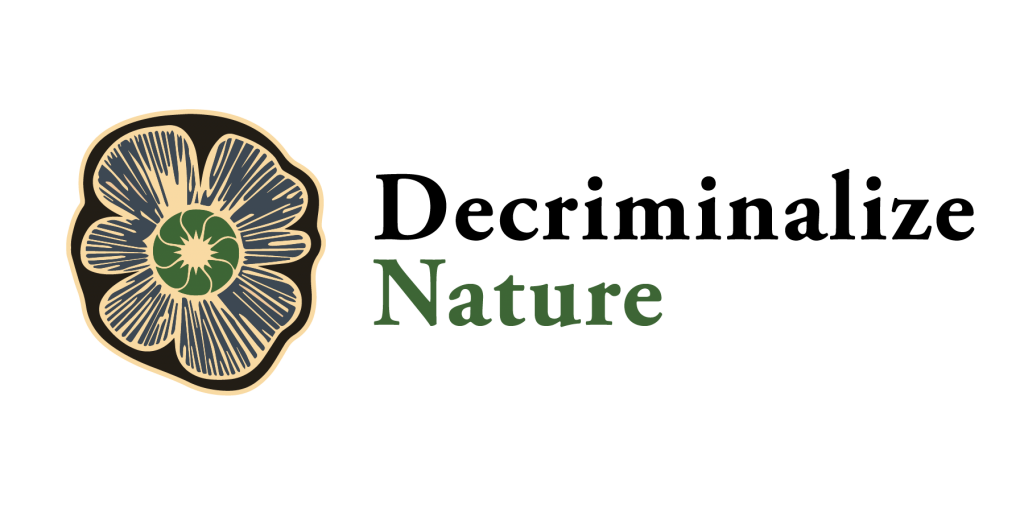Decriminalize Nature Logo. Decriminalize Entheogenic plants.