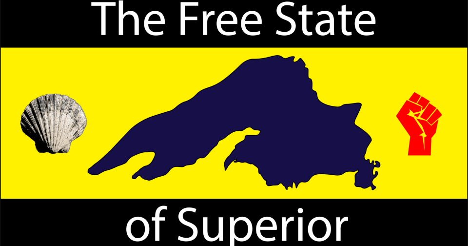 The Free State of Superior Flag Concept