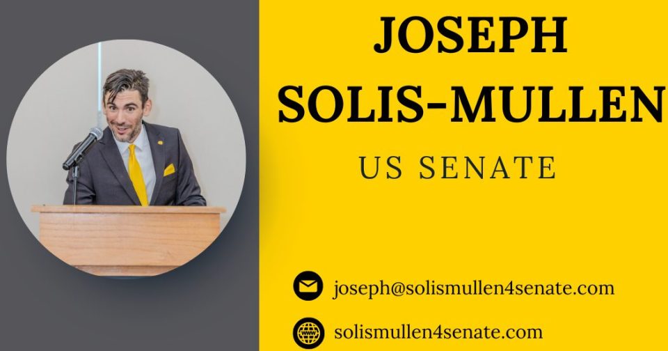 Senate Candidate Joseph SolisMullen to Speak in Sylvan Lake September