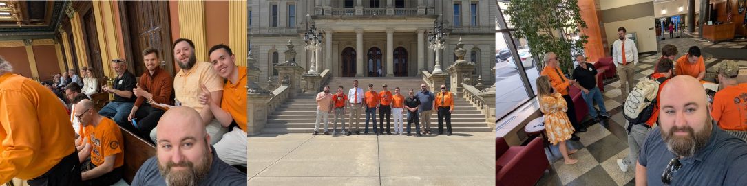 Chair Andrew Chadderdon at State Capital